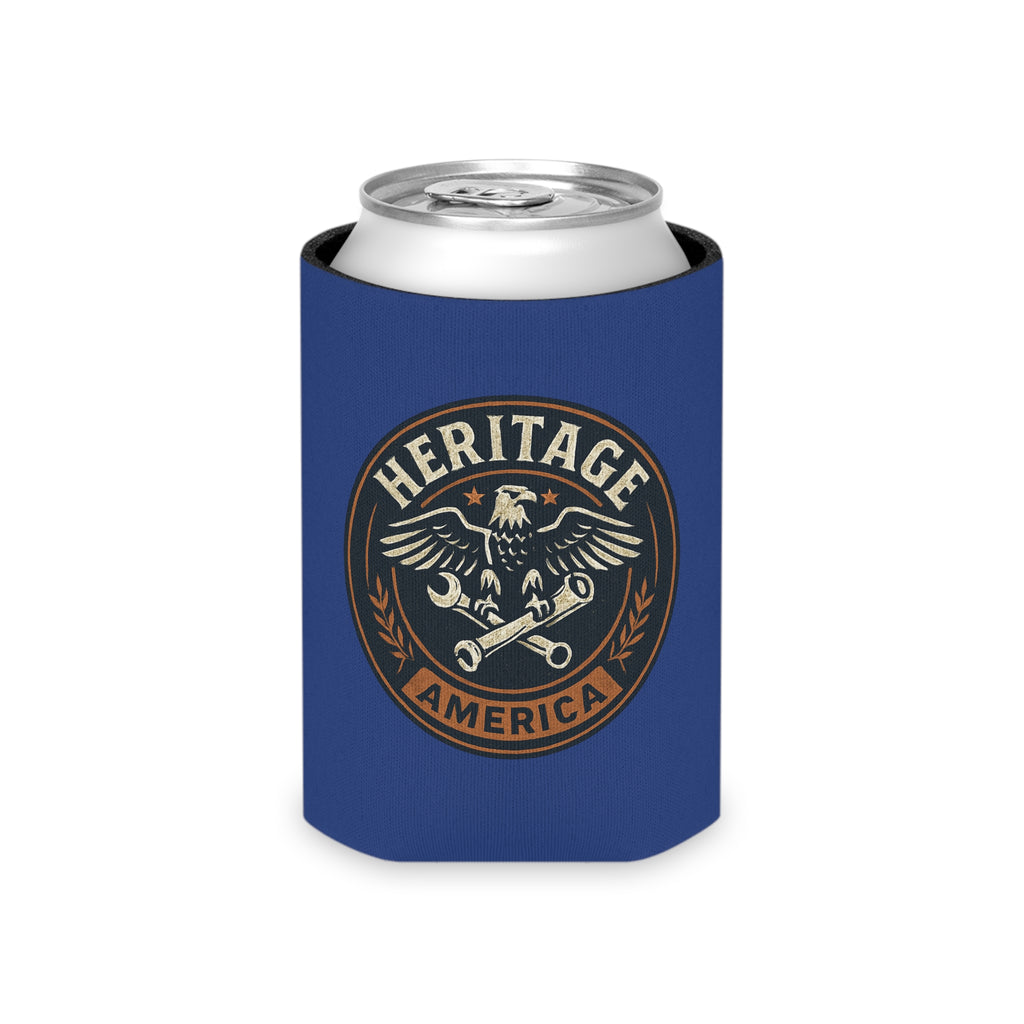 Garage Eagle Can Cooler - Blue
