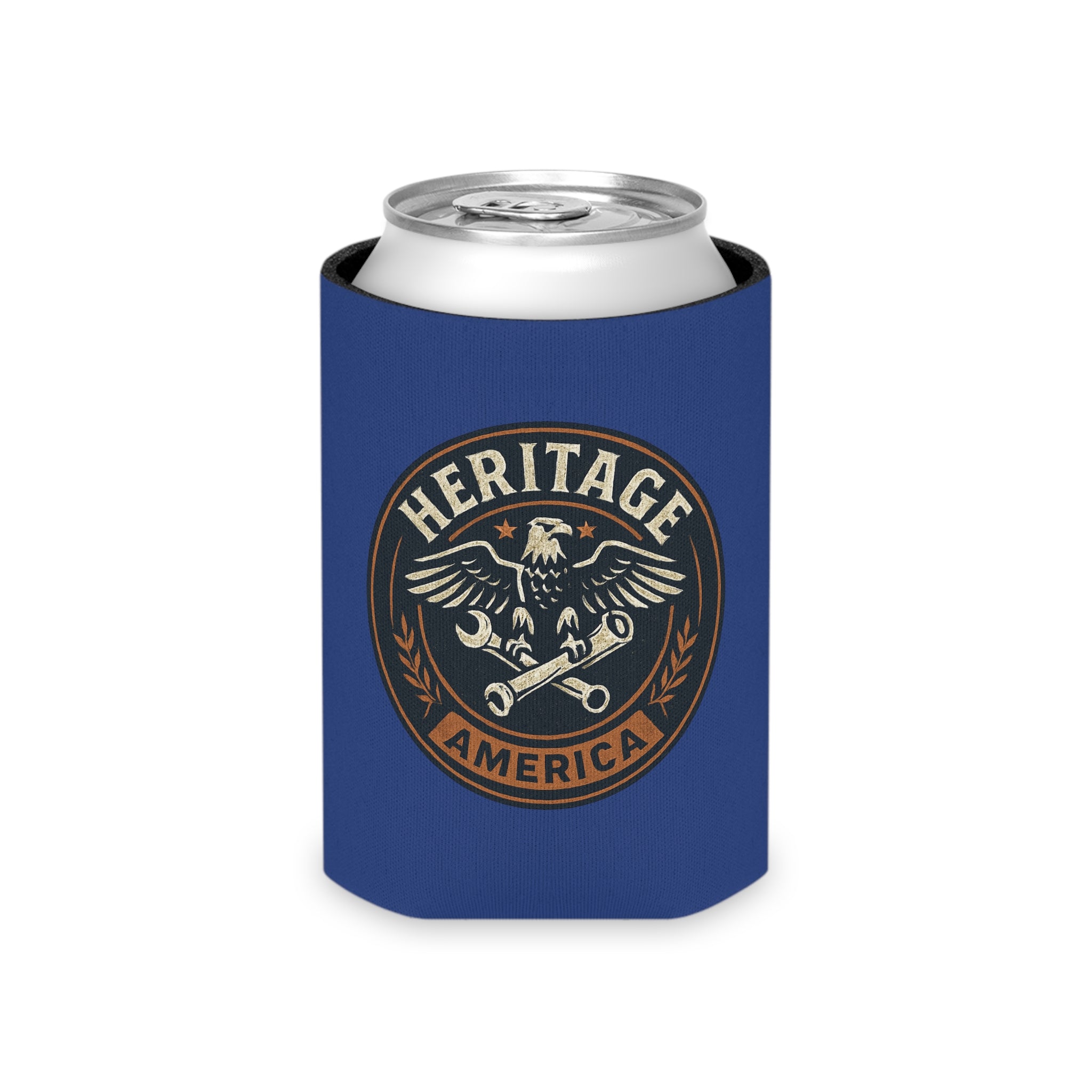 Garage Eagle Can Cooler - Blue
