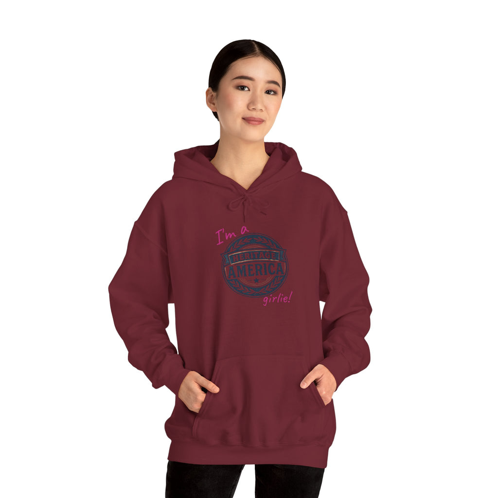 Heritage America Girlie Heavy Blend™ Hooded Sweatshirt