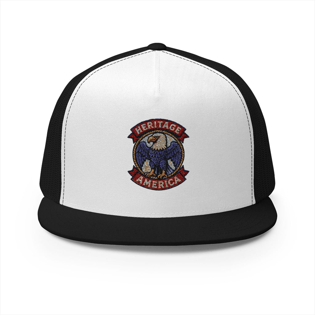 Vintage Bald Eagle Logo Trucker Caps