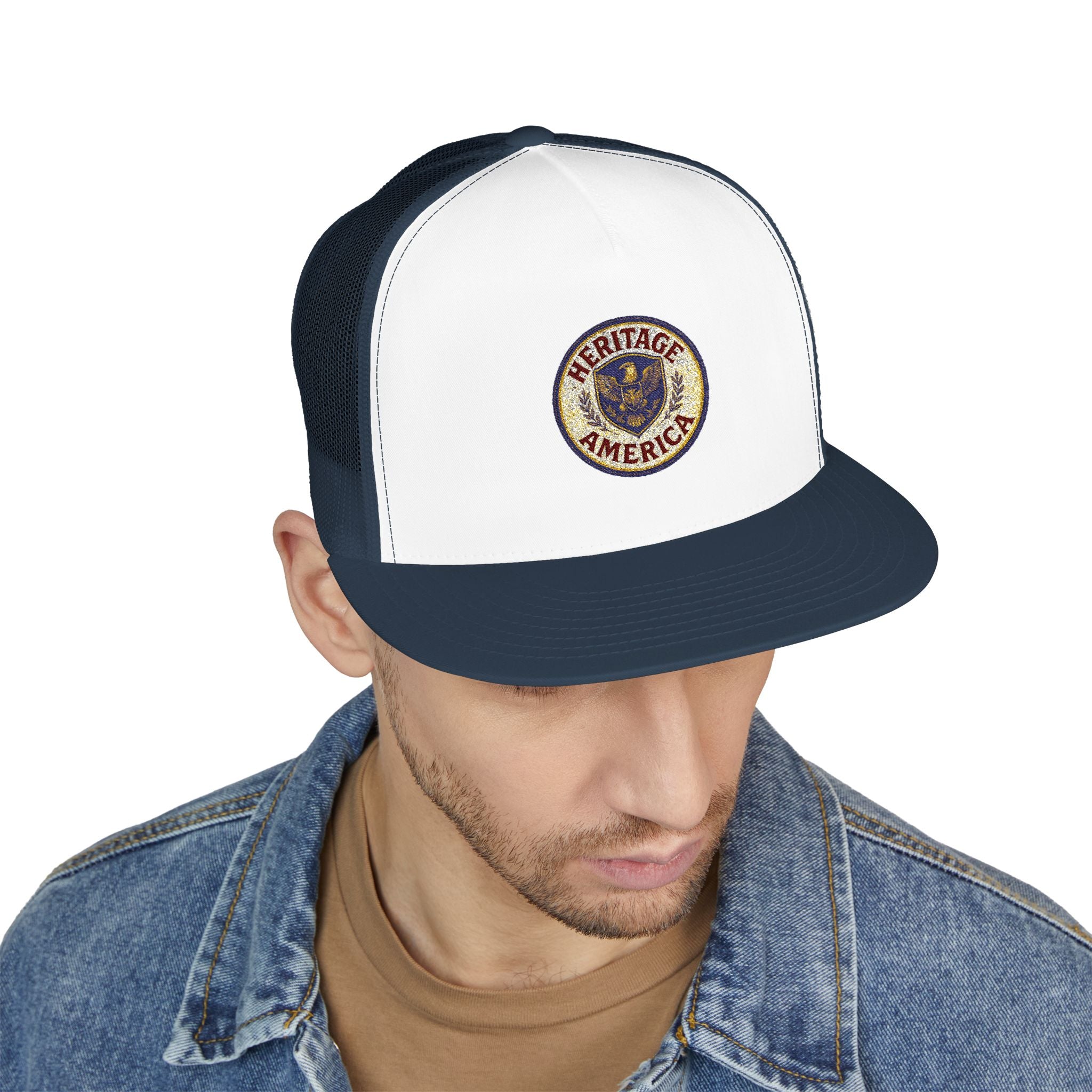 Heritage America Crest Trucker Caps