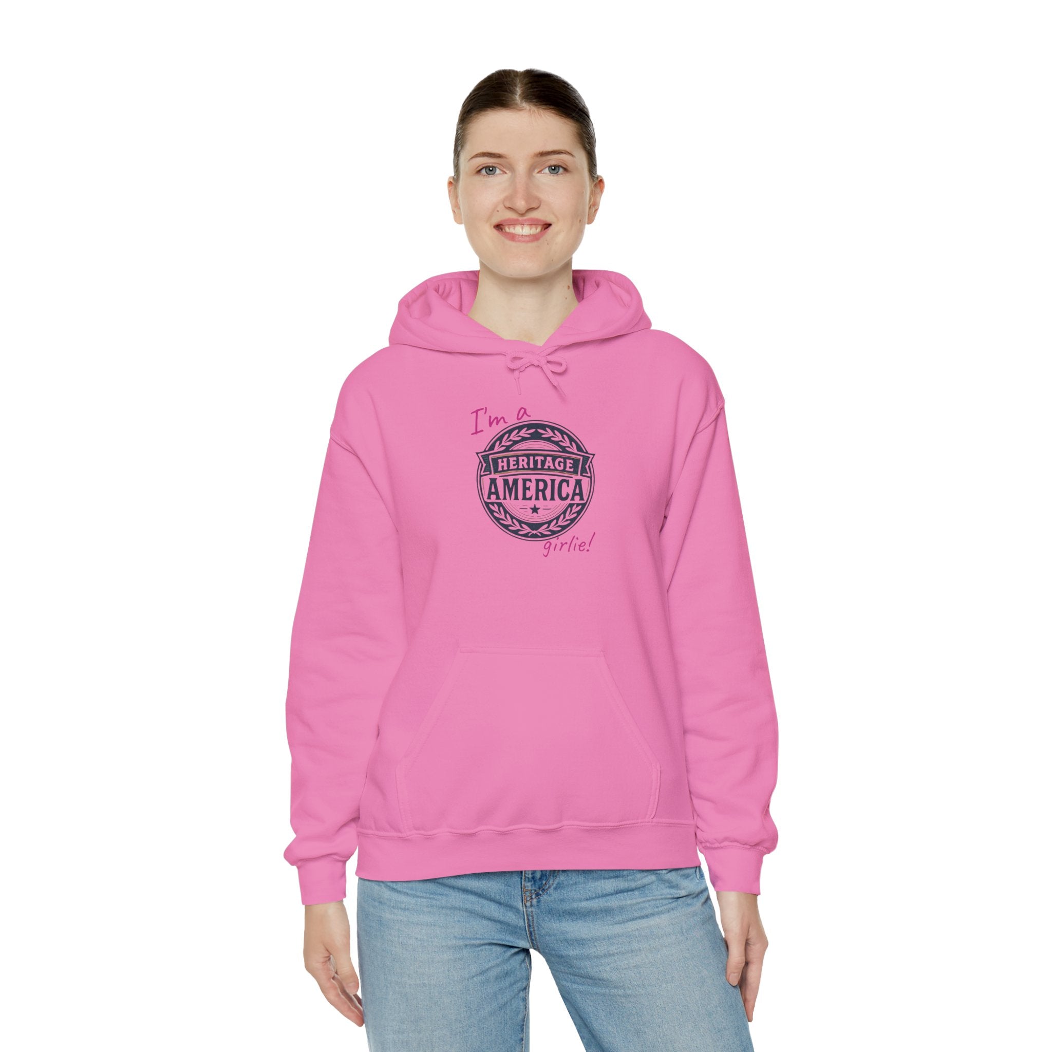 Heritage America Girlie Heavy Blend™ Hooded Sweatshirt