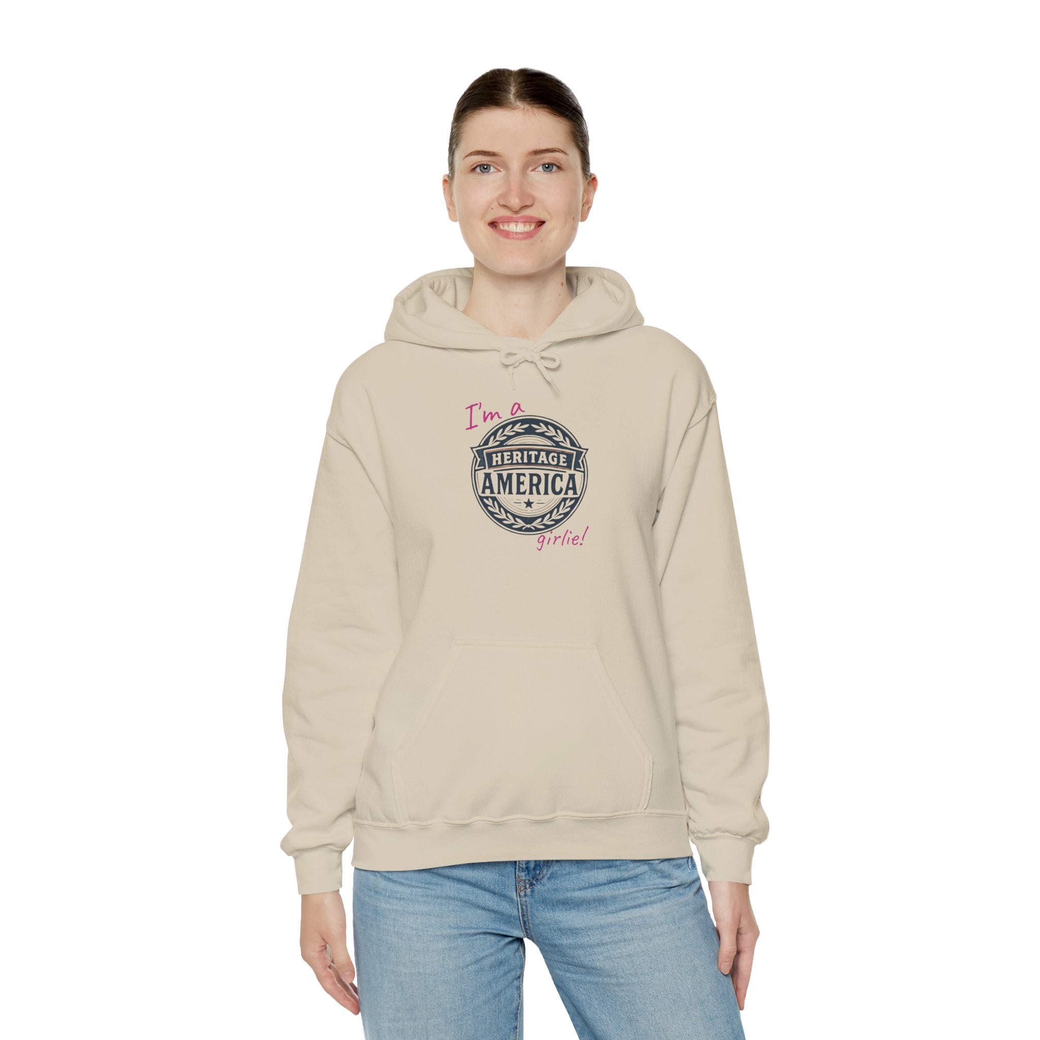 Heritage America Girlie Heavy Blend™ Hooded Sweatshirt
