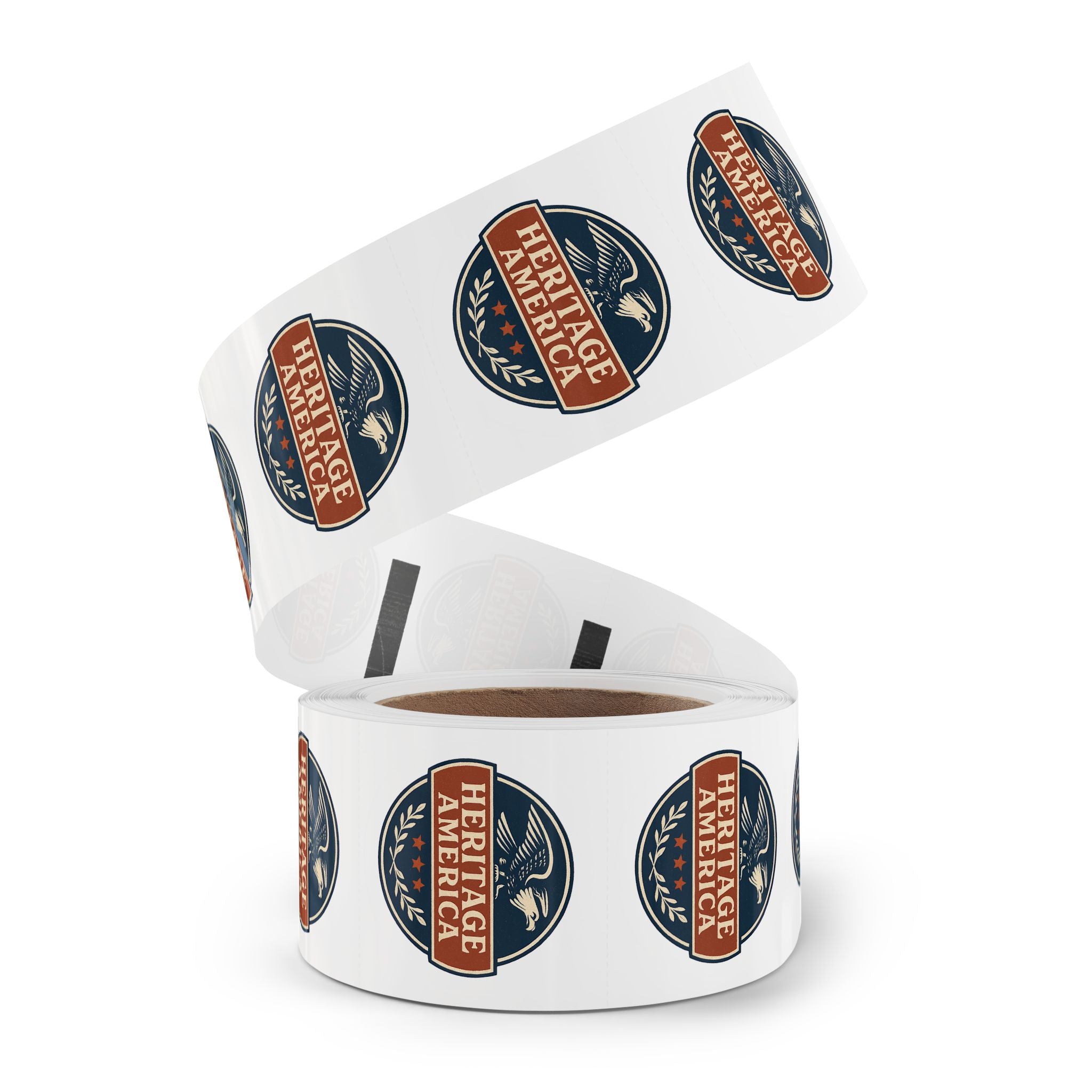 Original Logo Round Sticker Label Rolls