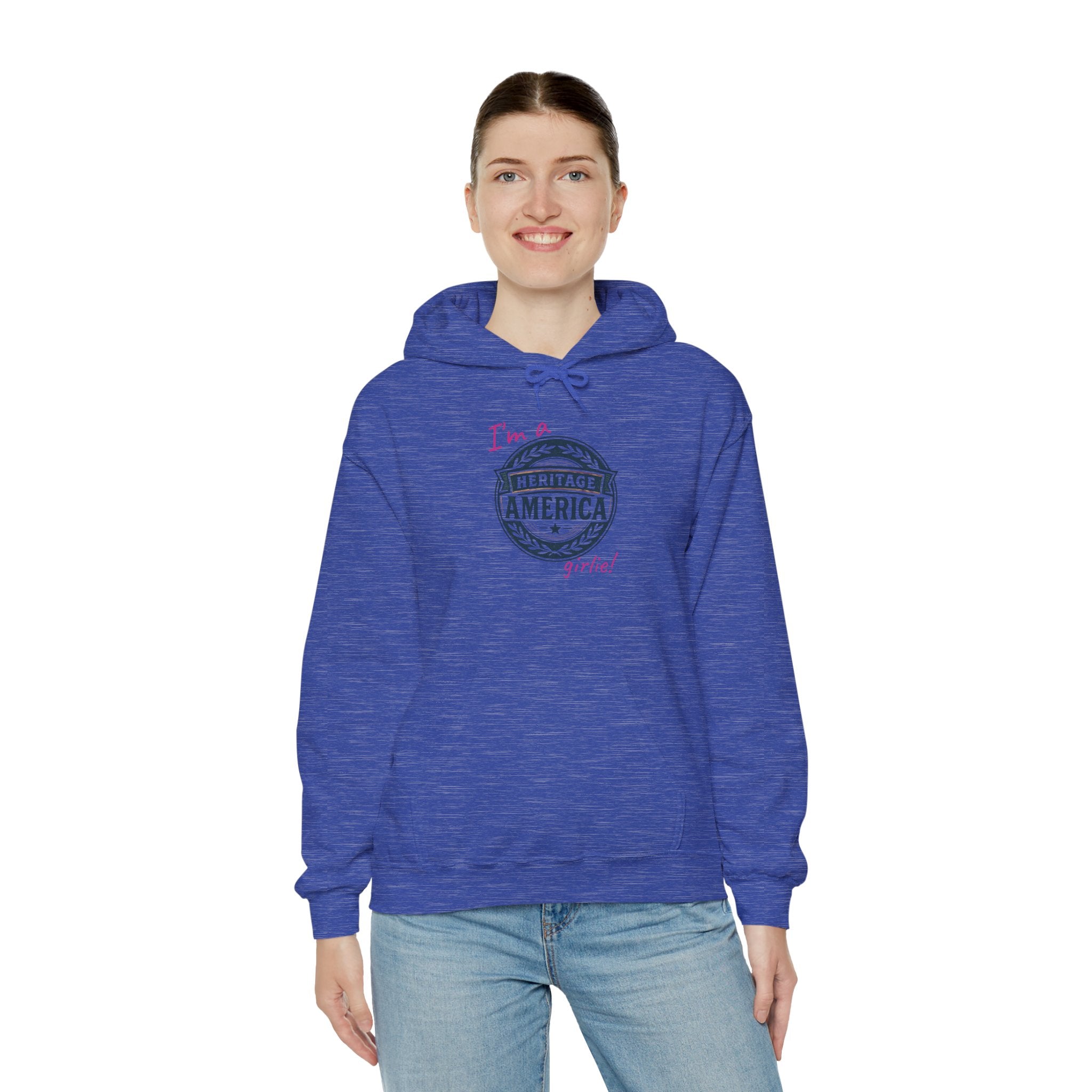 Heritage America Girlie Heavy Blend™ Hooded Sweatshirt