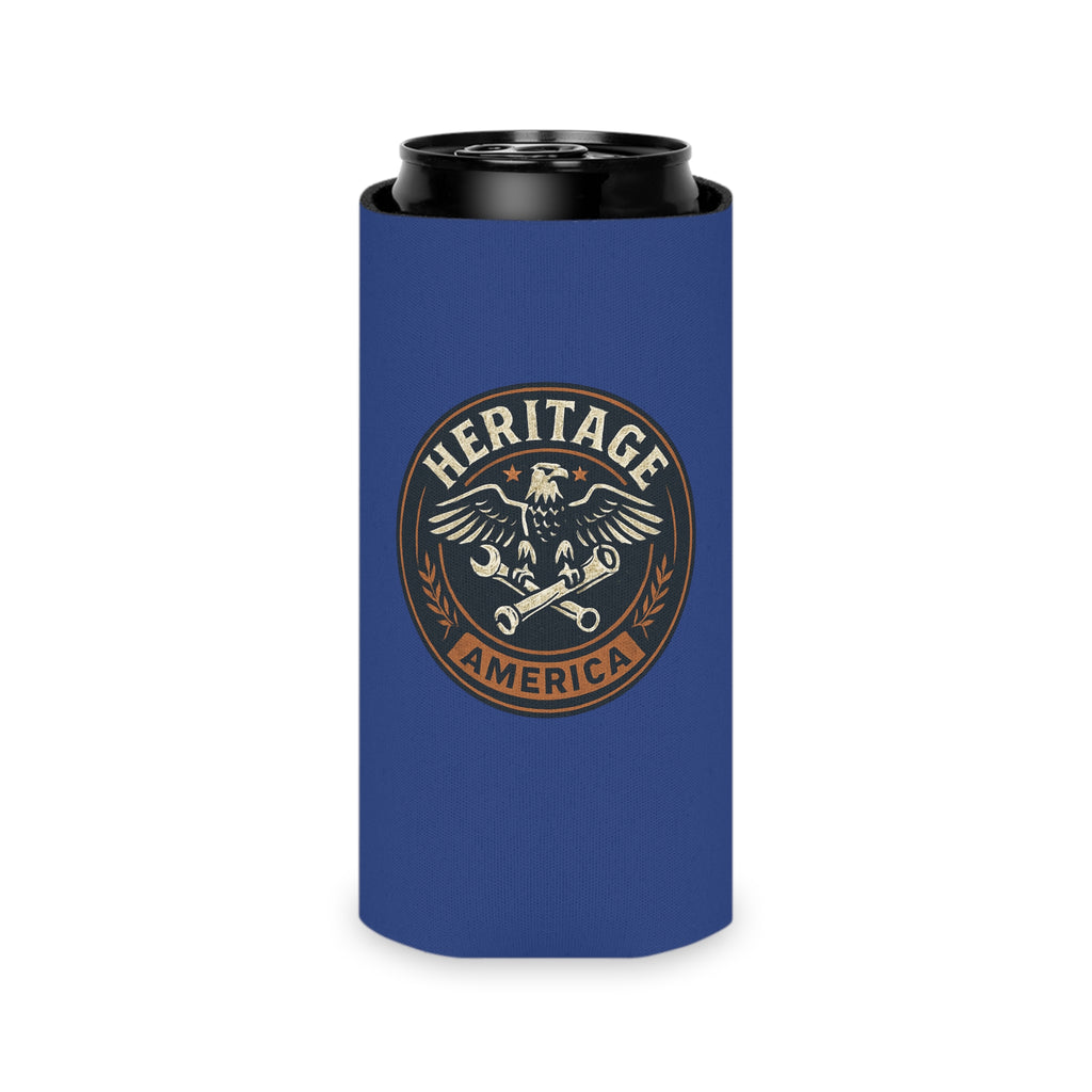 Garage Eagle Can Cooler - Blue