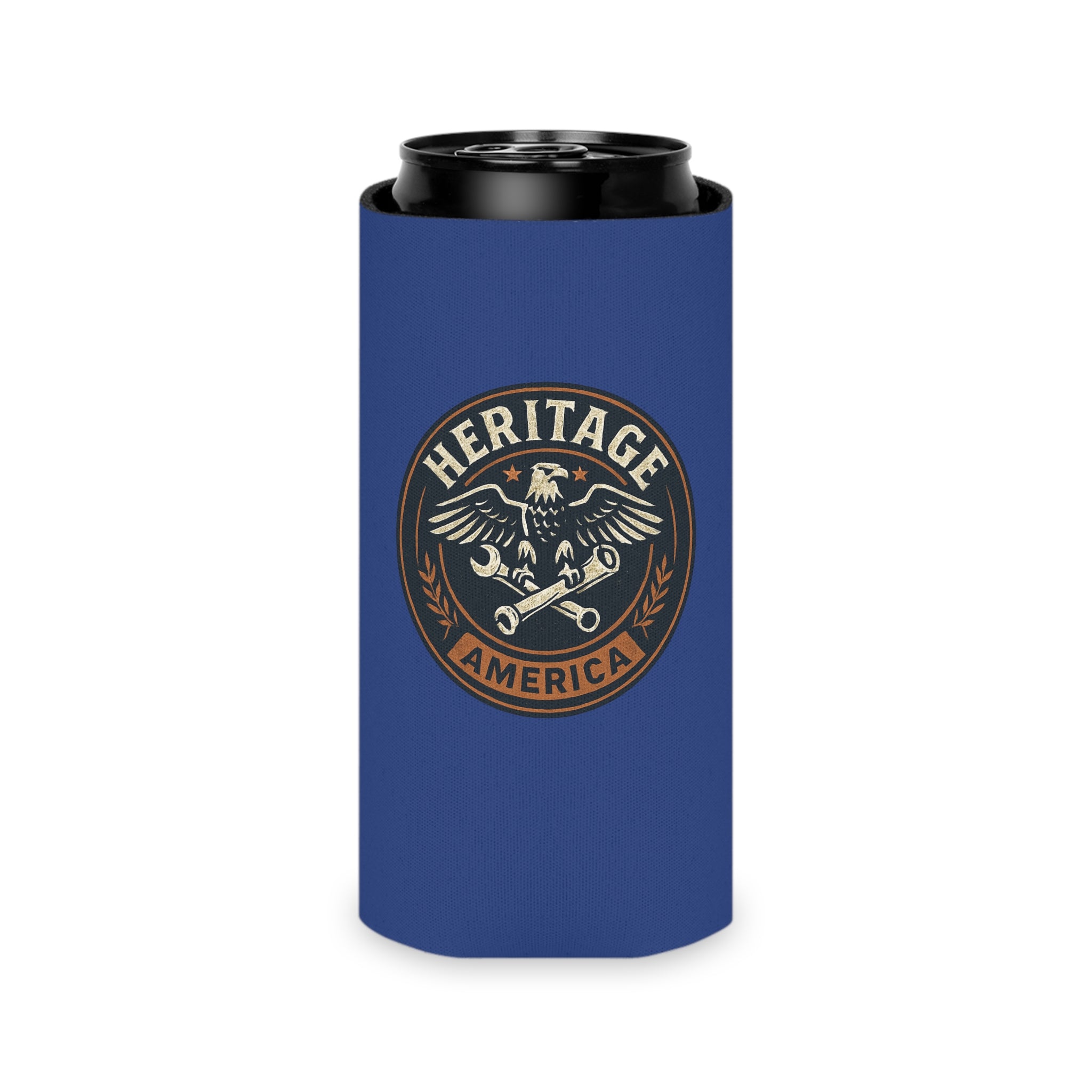 Garage Eagle Can Cooler - Blue