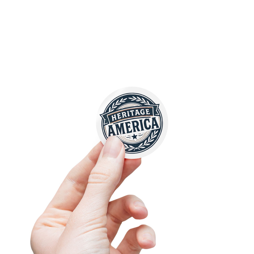 Heritage America Round Sticker Label Rolls