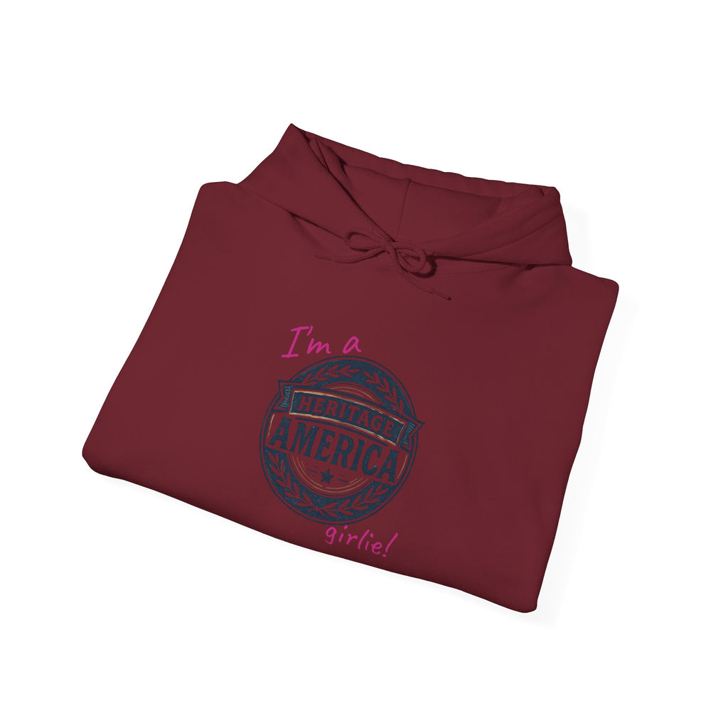 Heritage America Girlie Heavy Blend™ Hooded Sweatshirt