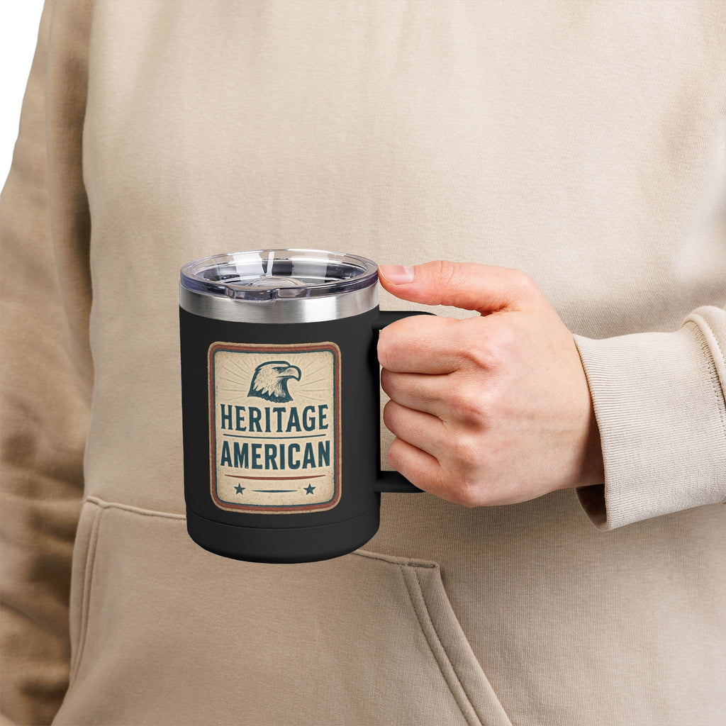 Heritage American Eagle Short Tumbler | 15oz Travel Mug