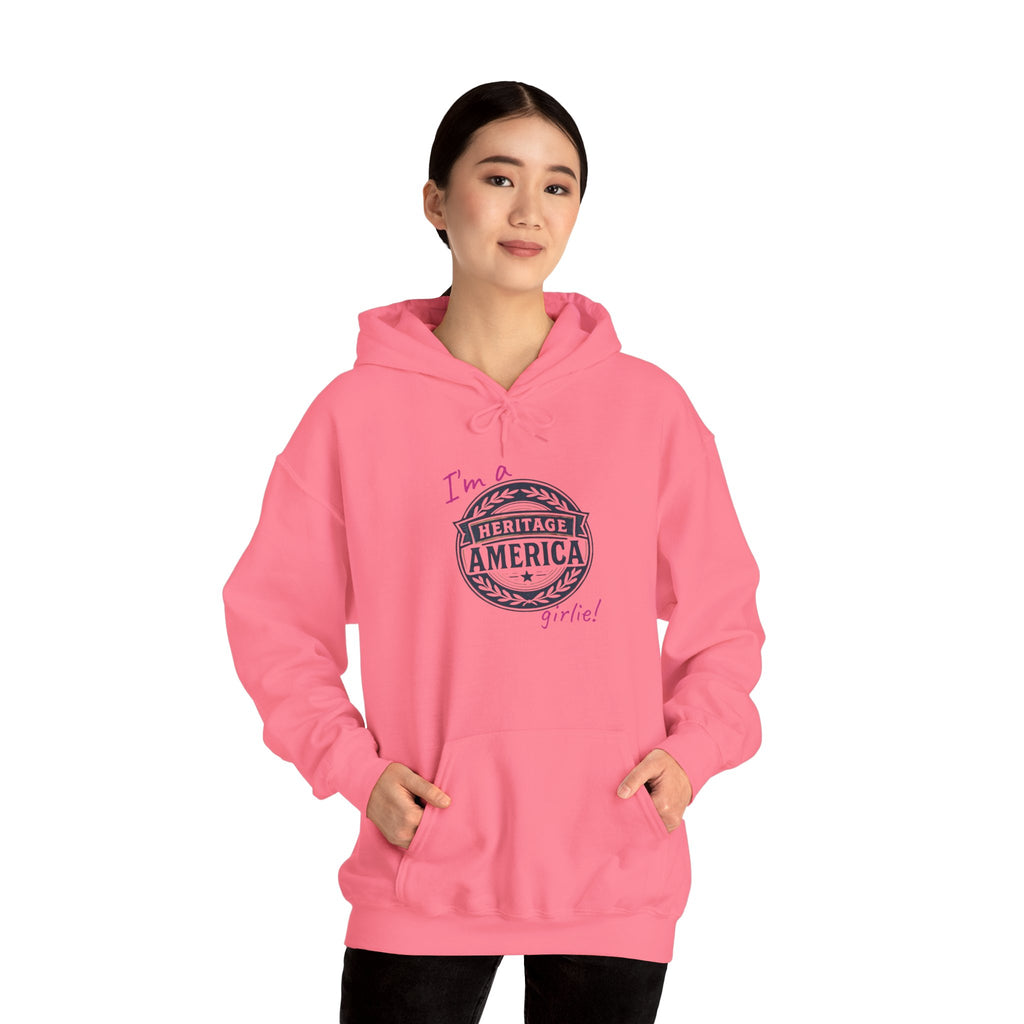 Heritage America Girlie Heavy Blend™ Hooded Sweatshirt