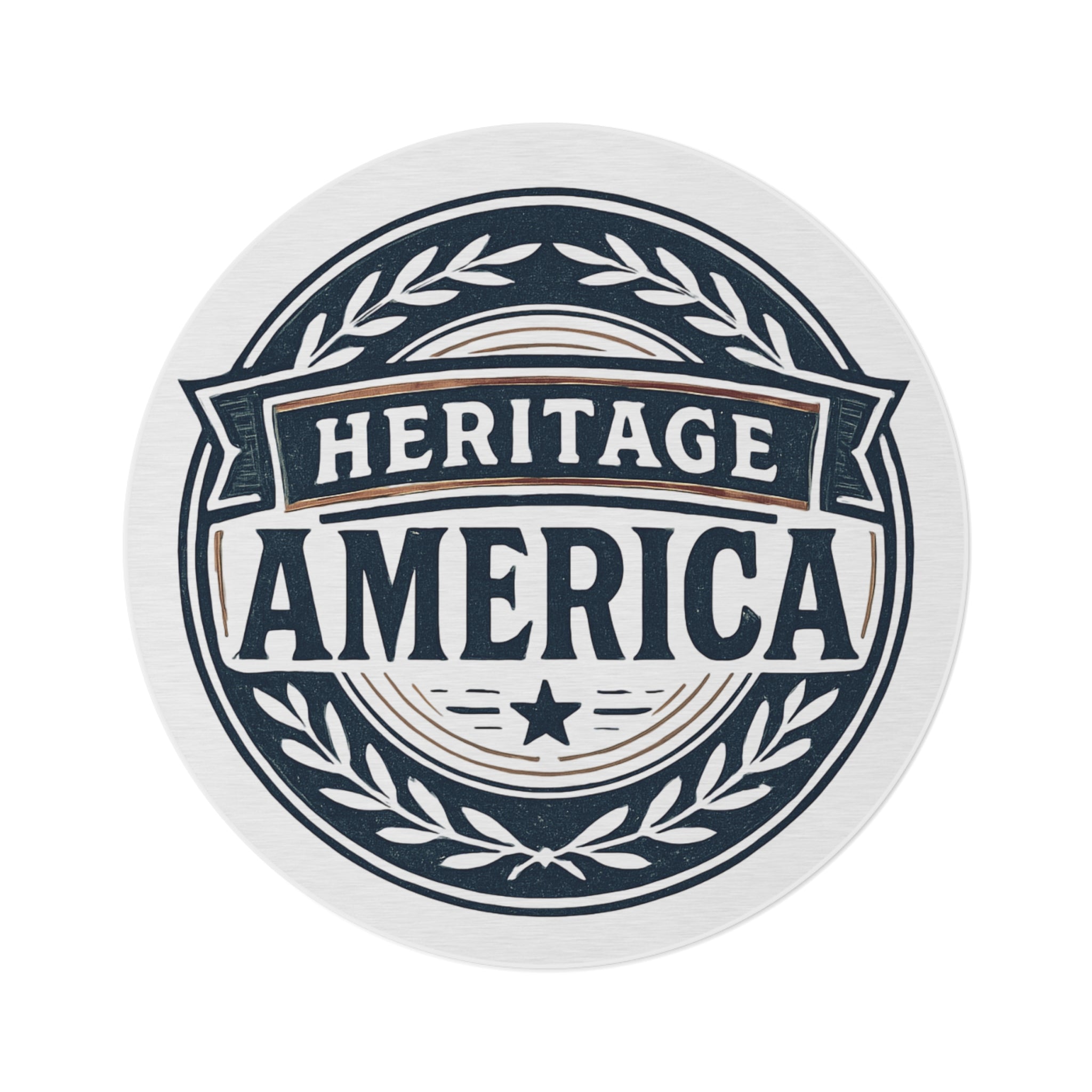 Heritage America Round Rug