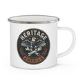 Garage Eagle Enamel Camping Mug