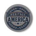 Heritage America Gray Ceramic Coaster