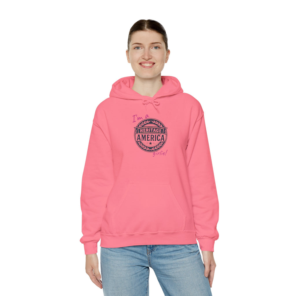 Heritage America Girlie Heavy Blend™ Hooded Sweatshirt