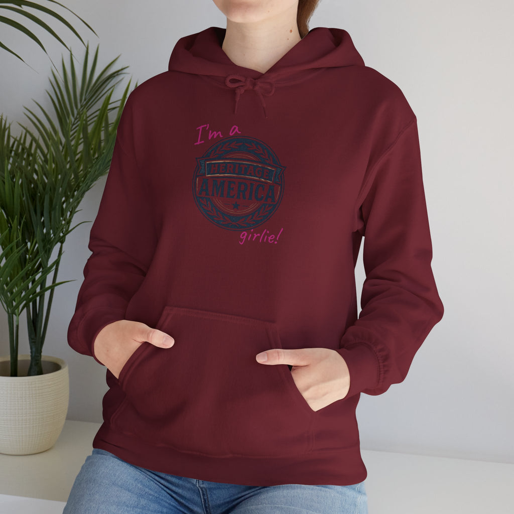 Heritage America Girlie Heavy Blend™ Hooded Sweatshirt
