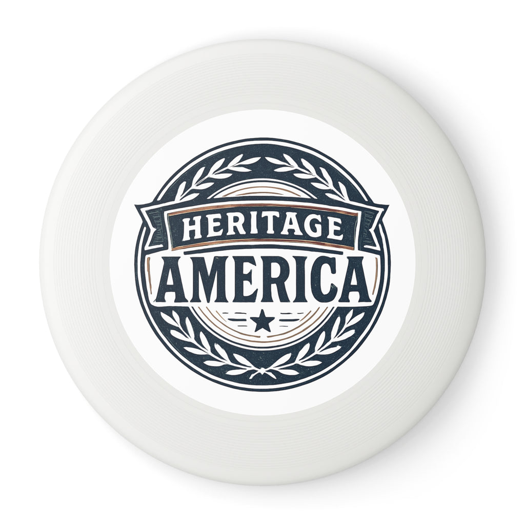 Heritage America Logo Wham-O Frisbee