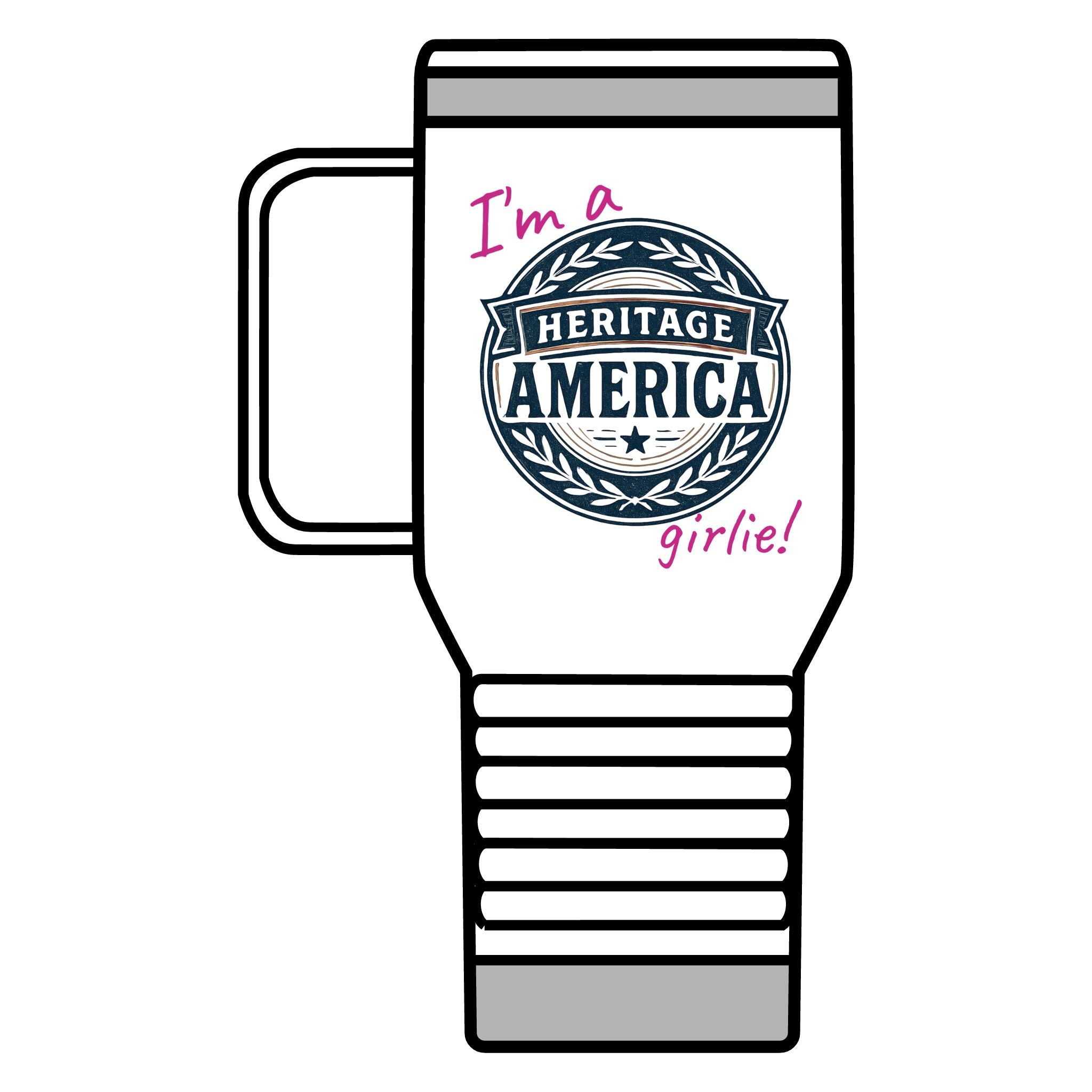 Heritage America girlie Mug | 20oz Insulated Tumbler