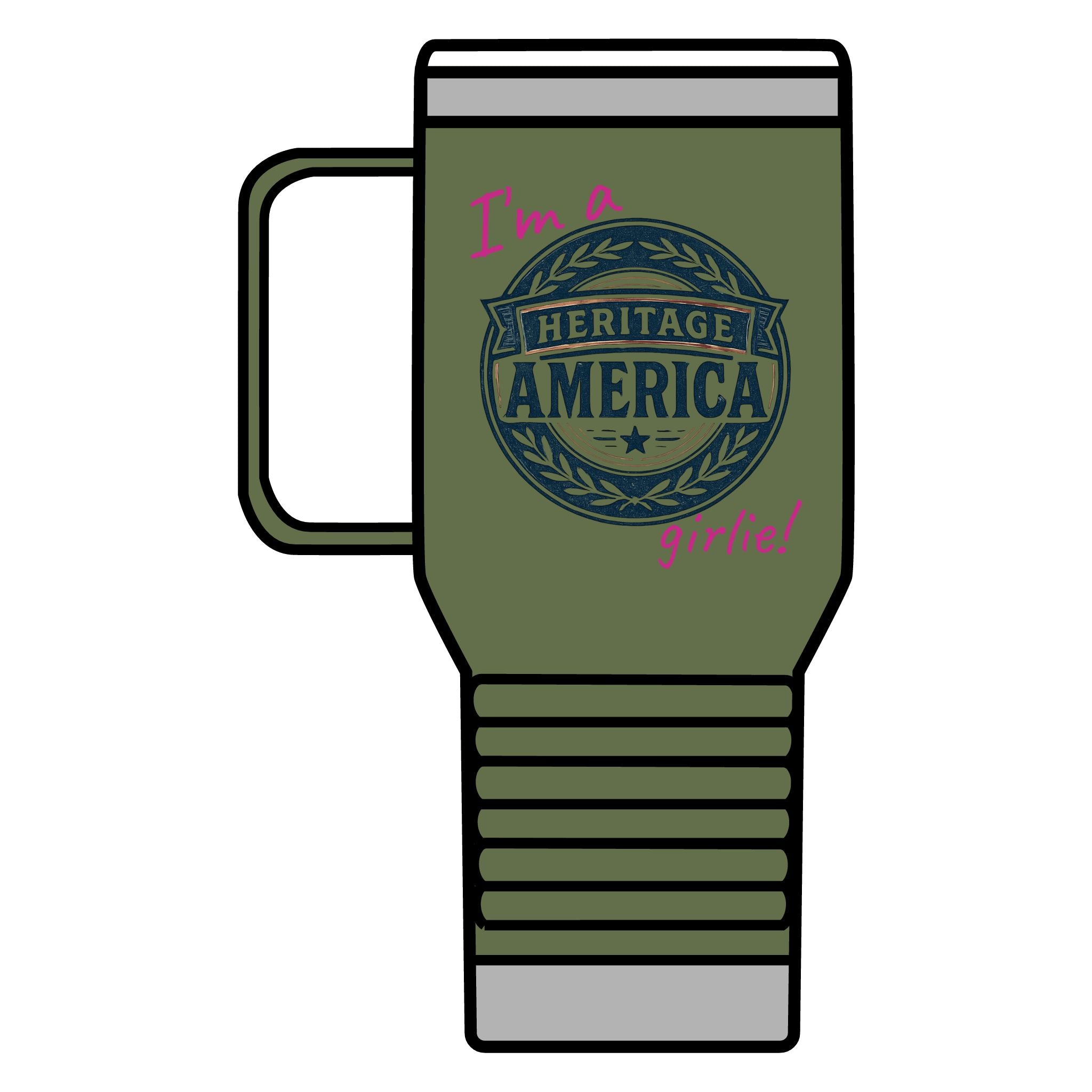 Heritage America girlie Mug | 20oz Insulated Tumbler