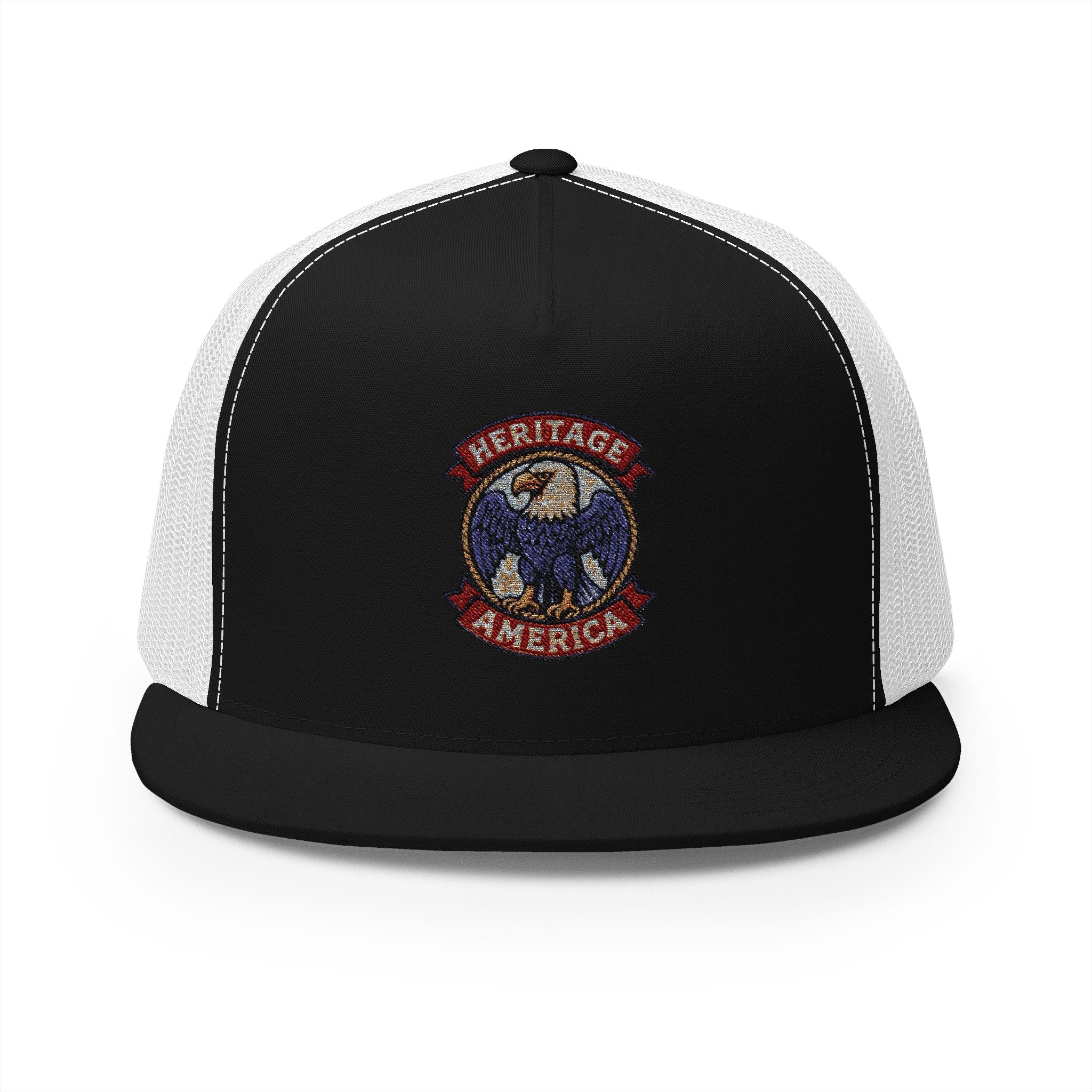 Vintage Bald Eagle Logo Trucker Caps