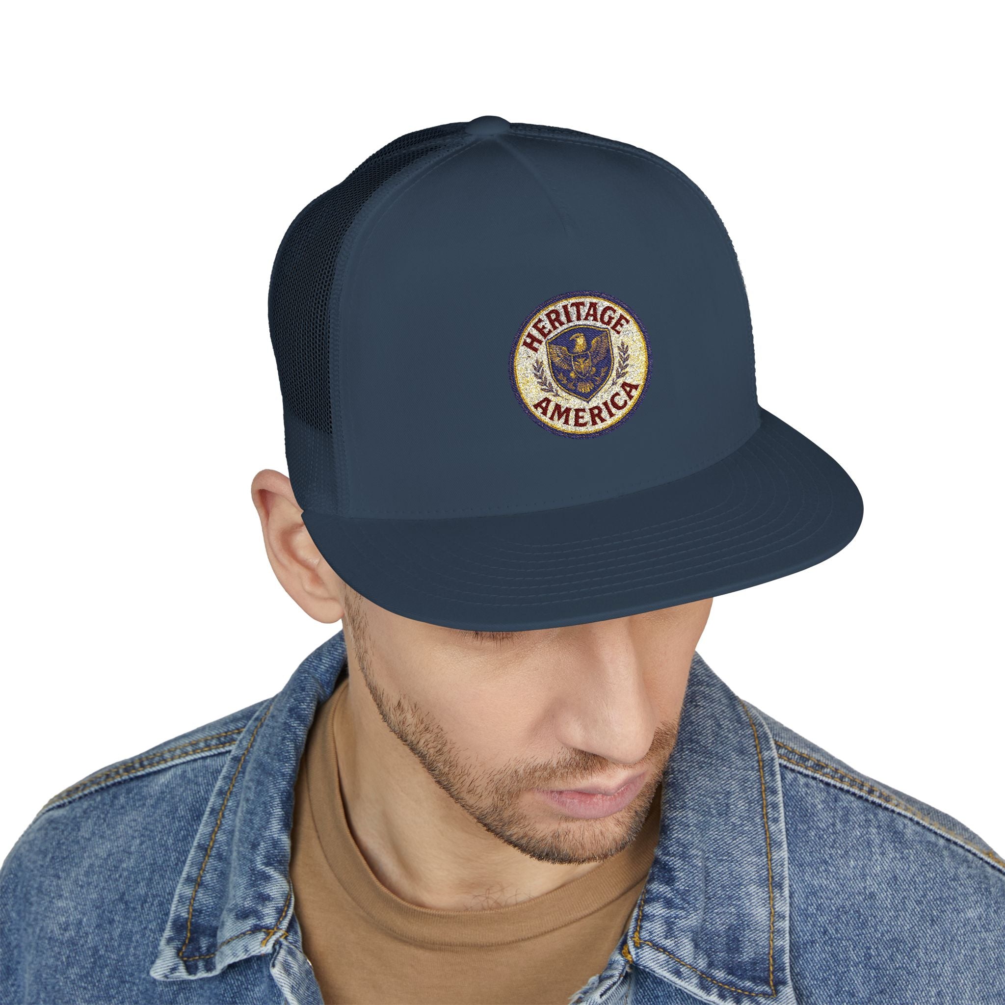 Heritage America Crest Trucker Caps