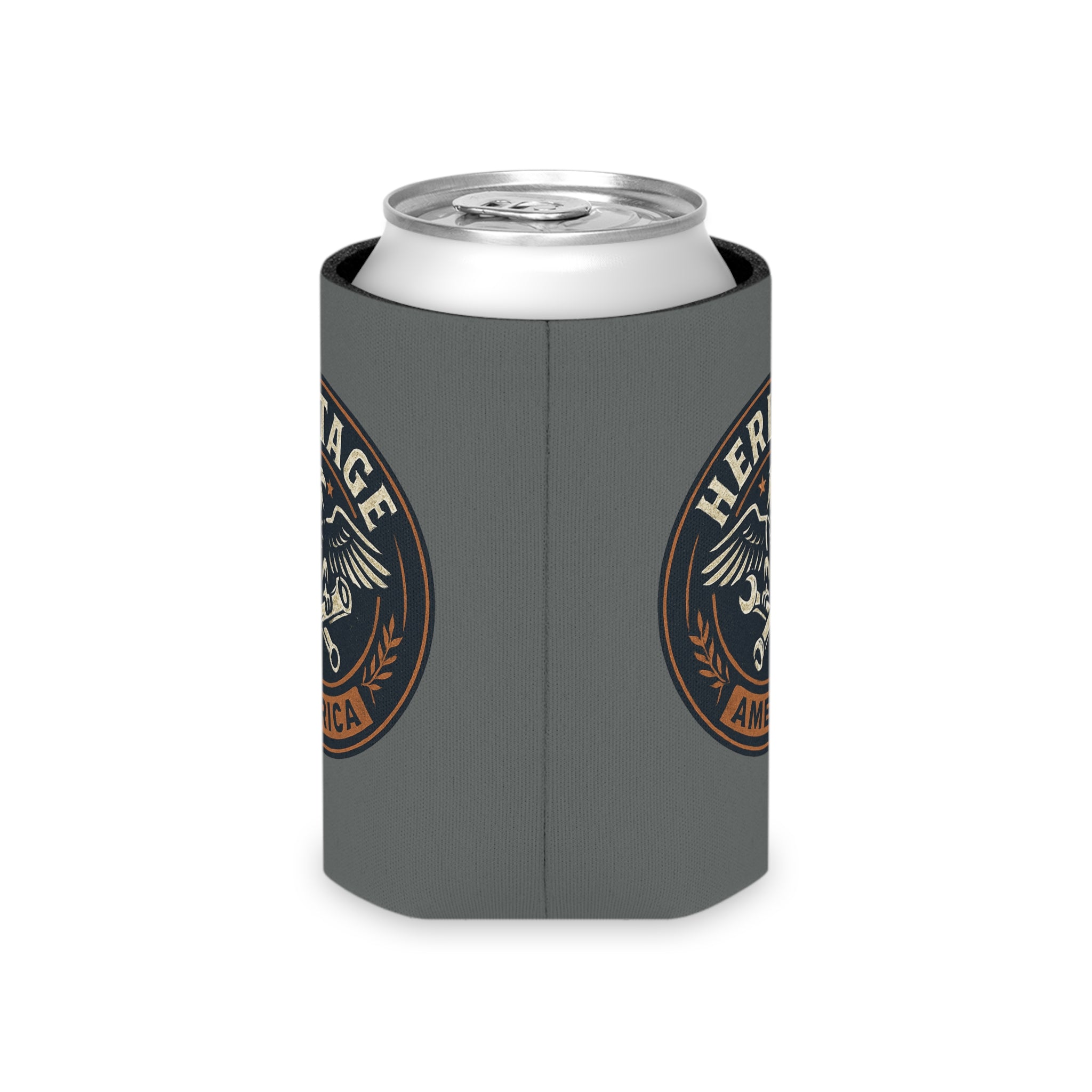 Garage Eagle Can Cooler - Gray
