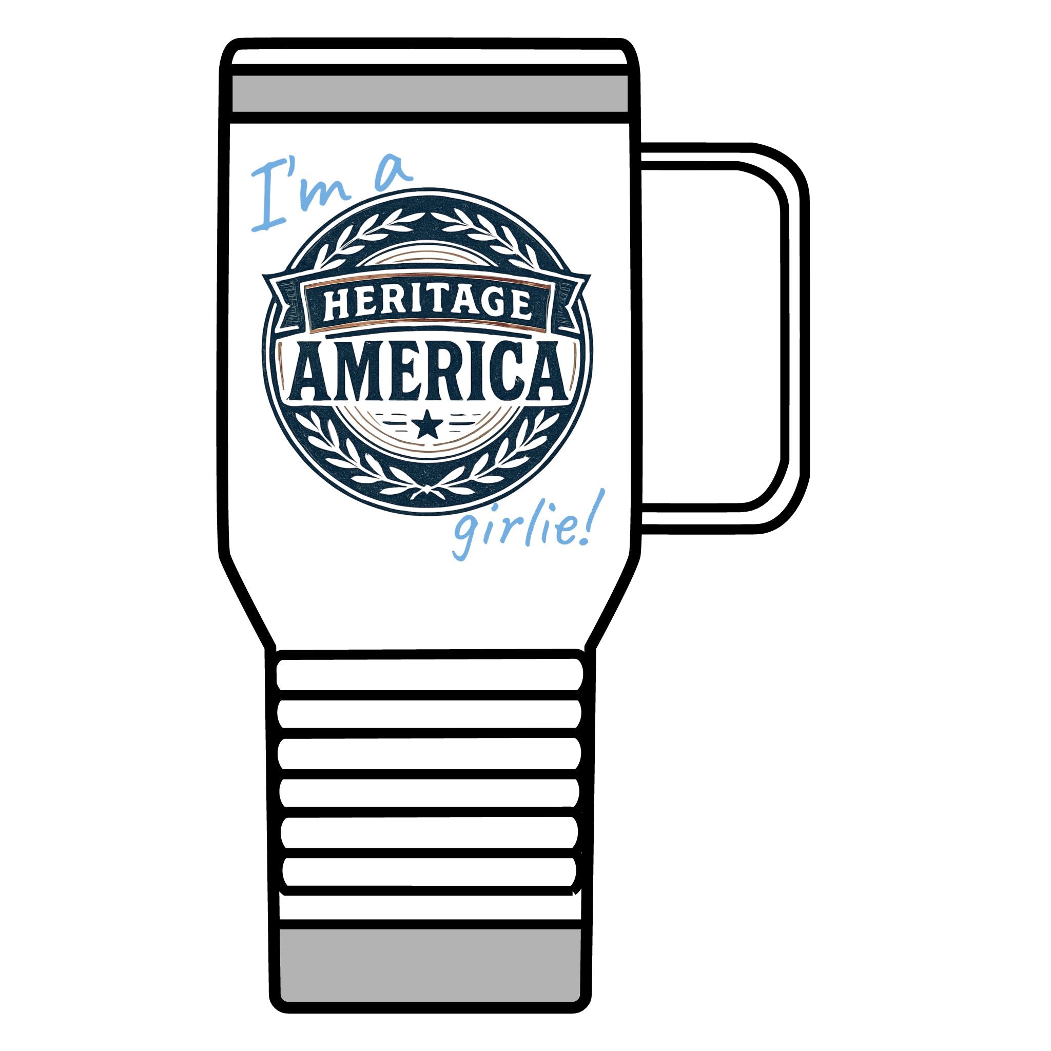 Heritage America girlie Mug | 20oz Insulated Tumbler