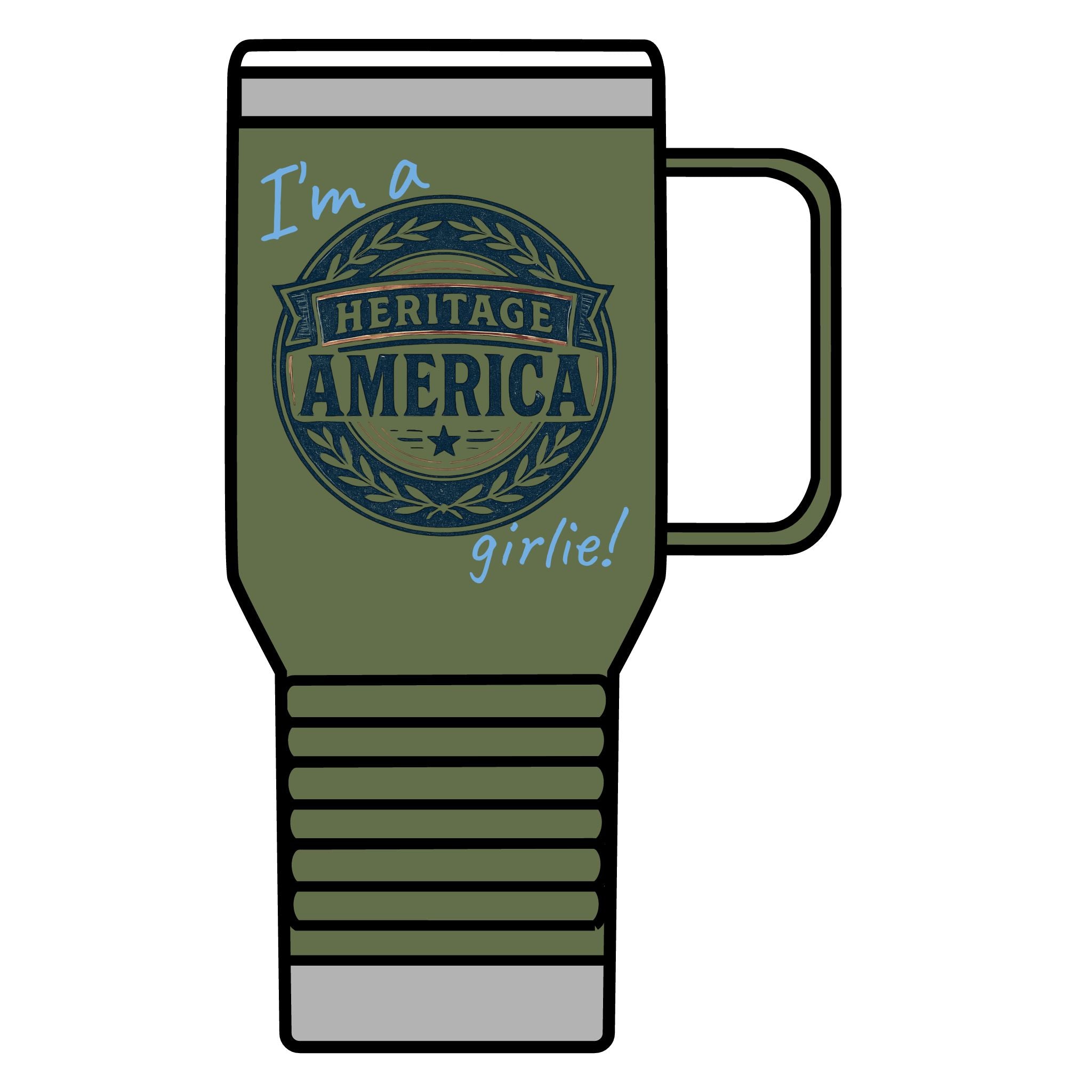 Heritage America girlie Mug | 20oz Insulated Tumbler