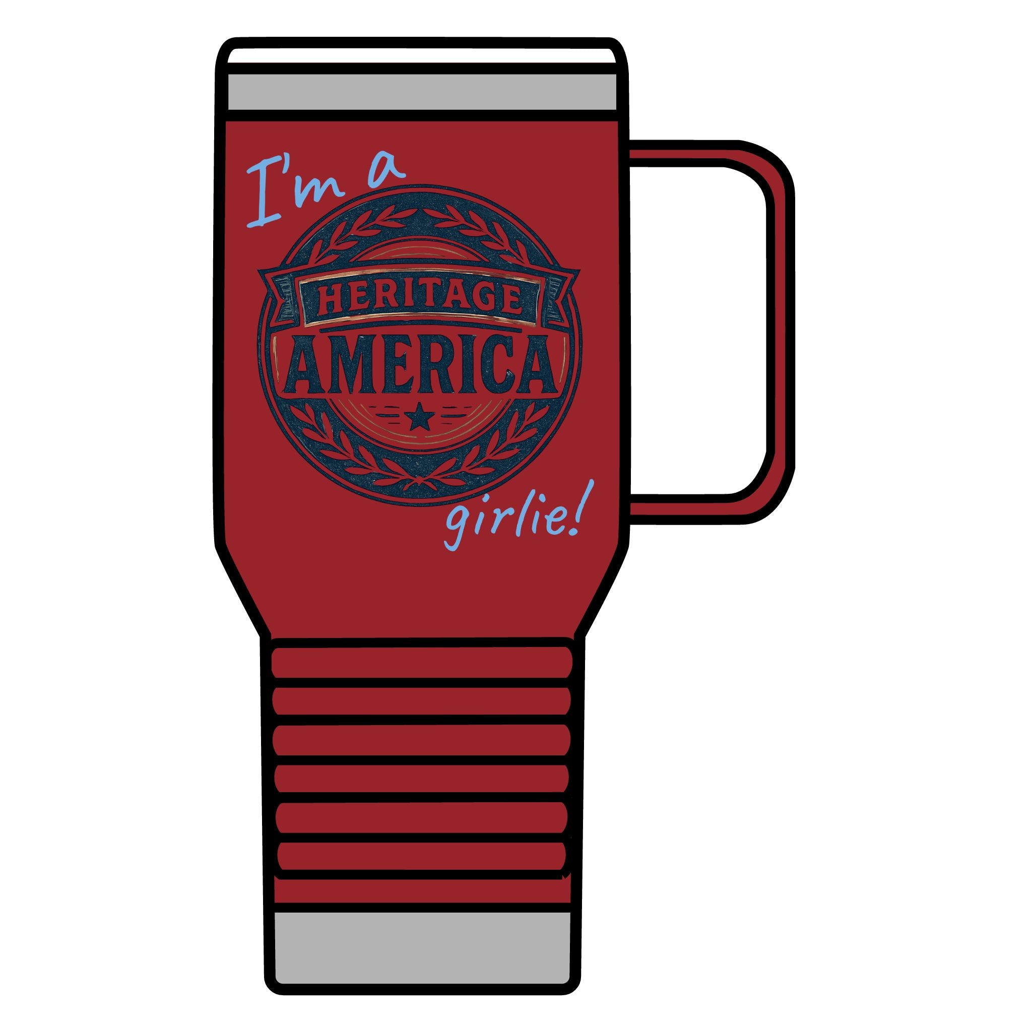 Heritage America girlie Mug | 20oz Insulated Tumbler