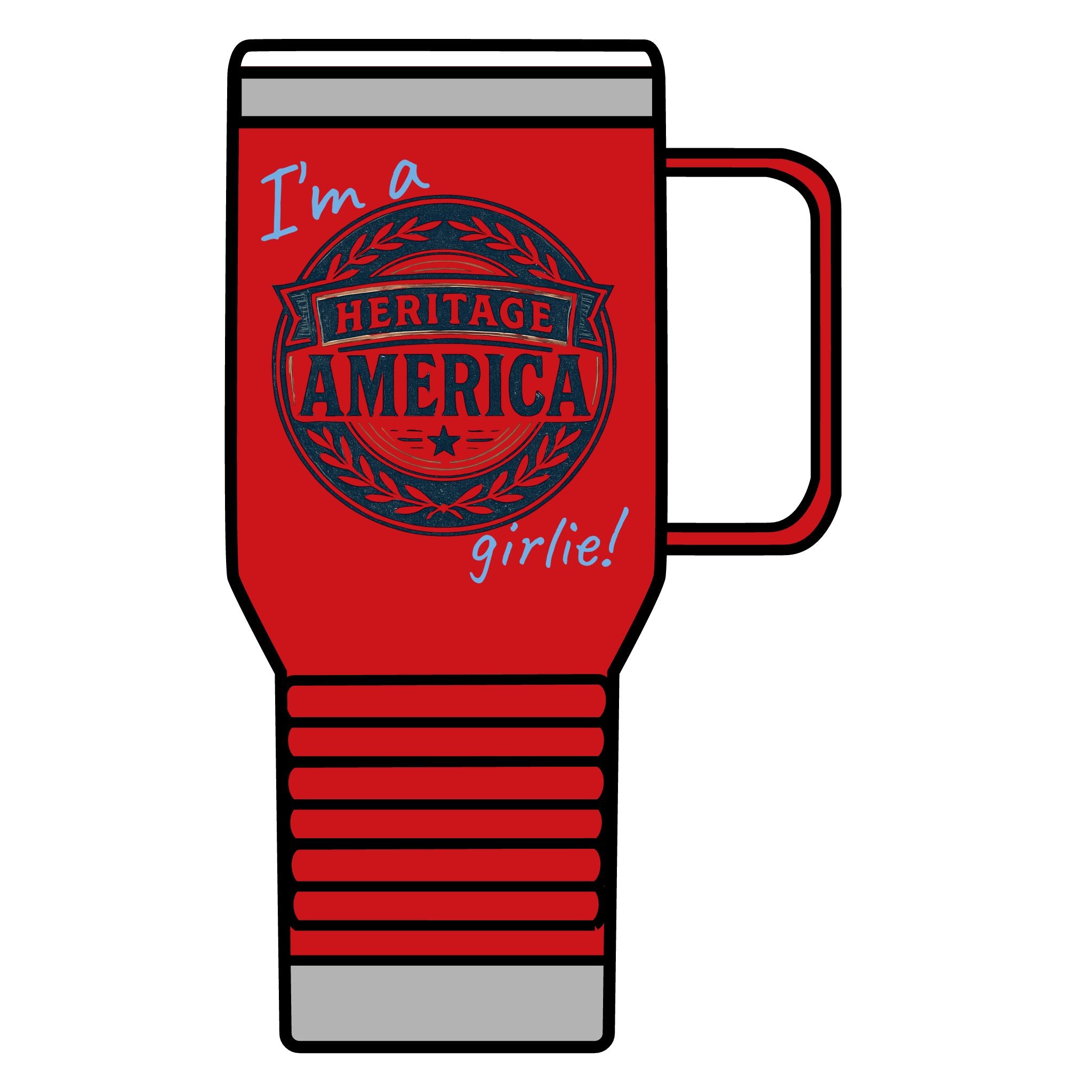 Heritage America girlie Mug | 20oz Insulated Tumbler