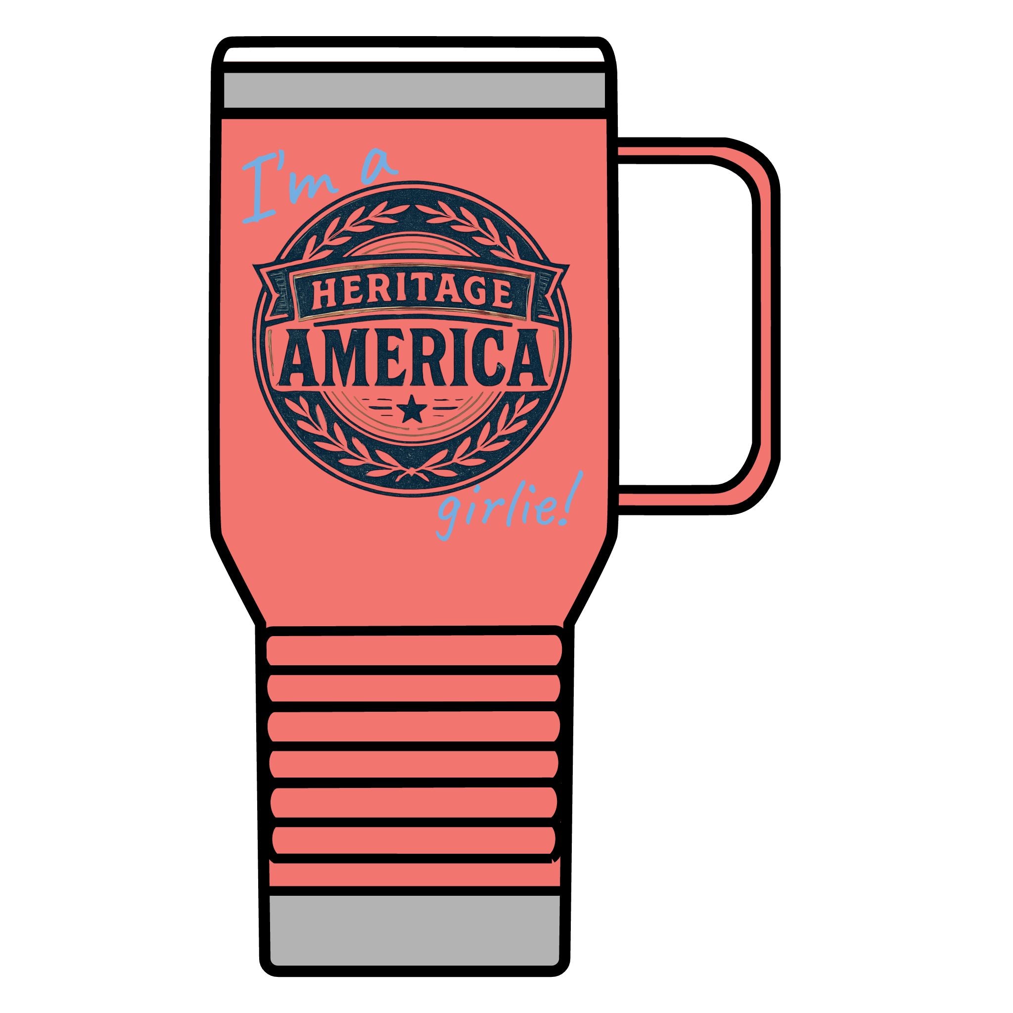 Heritage America girlie Mug | 20oz Insulated Tumbler