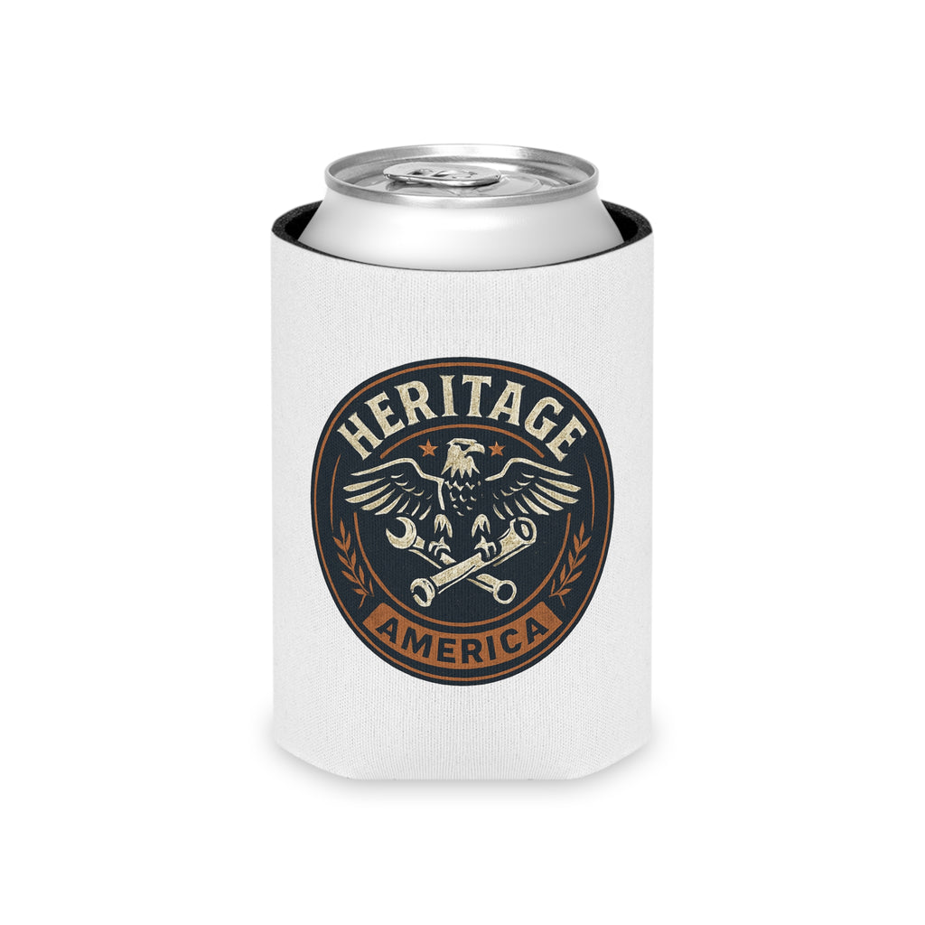 Garage Eagle Can Cooler - White