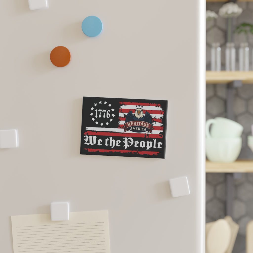 1776 Button Magnet, Rectangle (1 & 10 pcs)