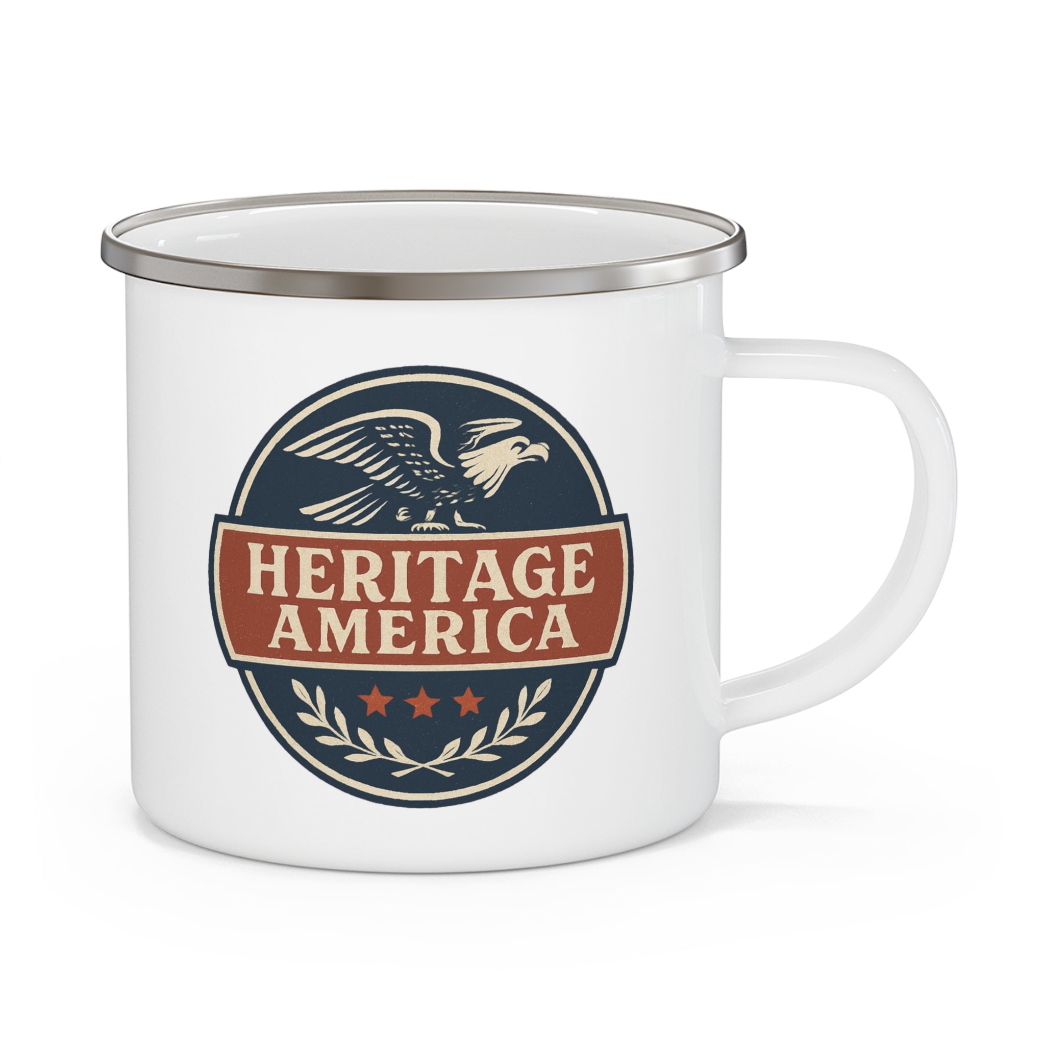 Original Logo enamel camping mug