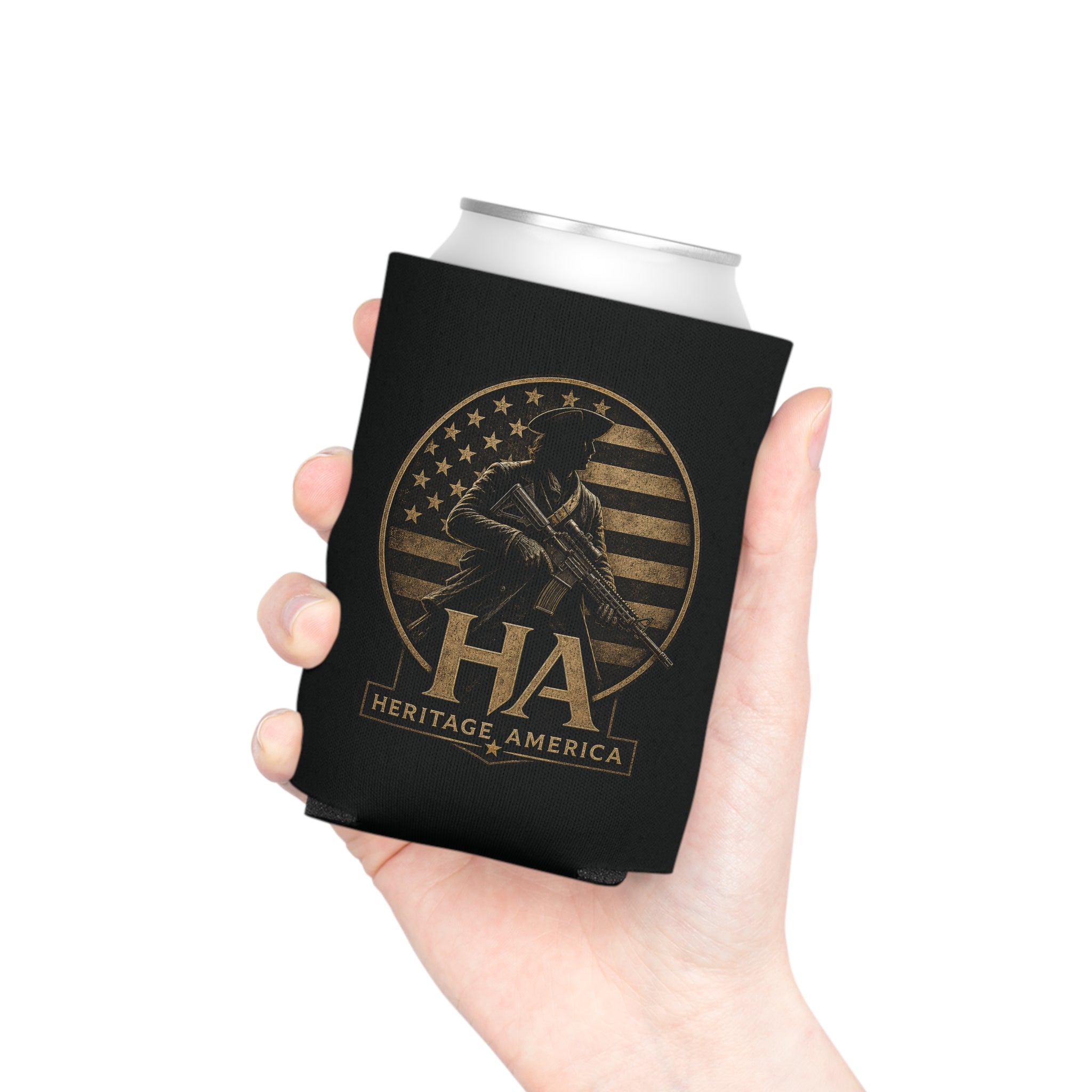 Heritage America Minute Man Can Cooler | Patriotic