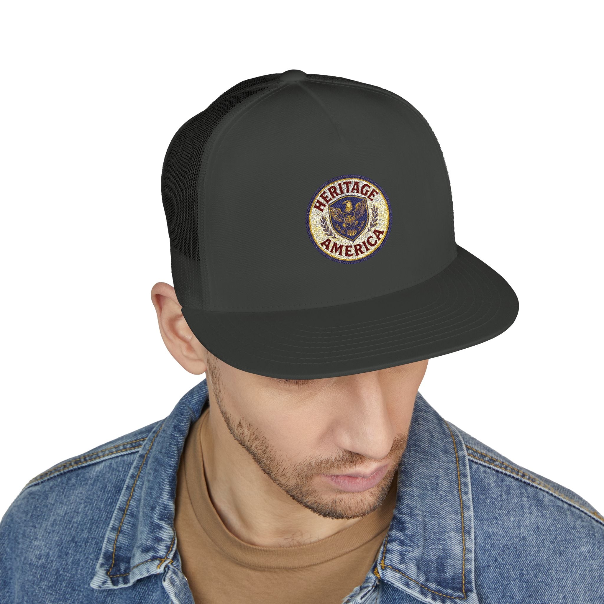 Heritage America Crest Trucker Caps