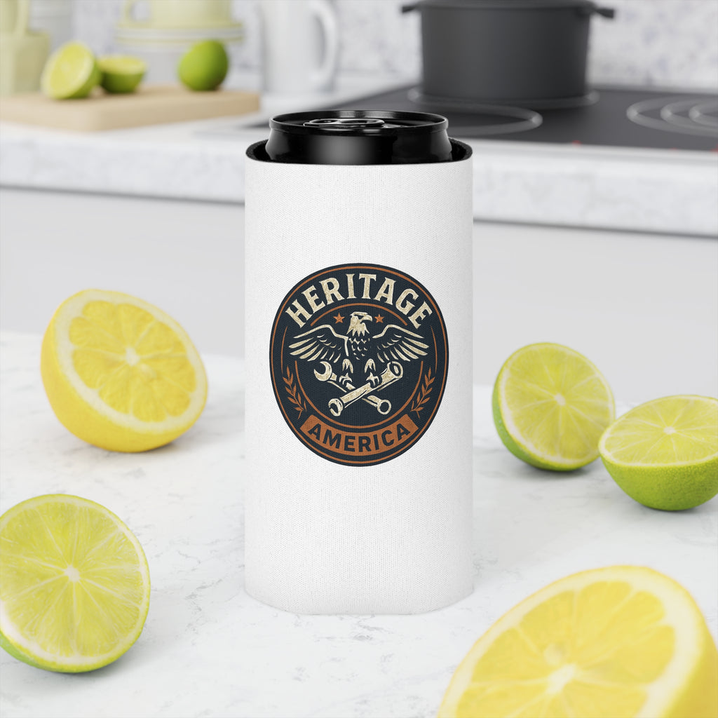 Garage Eagle Can Cooler - White