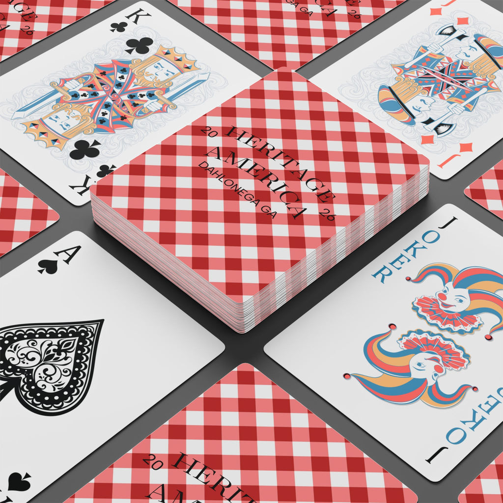 Heritage America Classic Poker Playing Cards | Distressed Patriotic Deck
